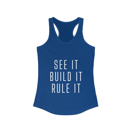 Women's Ideal Racerback Tank - Kingdom